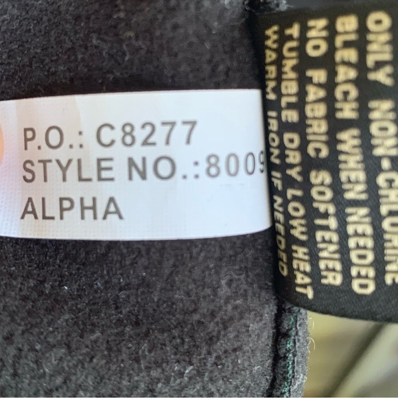 Green Bay Packers Dunbrooke Green Black Alpha Full Zip Hoodie Jacket Adult M - Picture 8 of 11